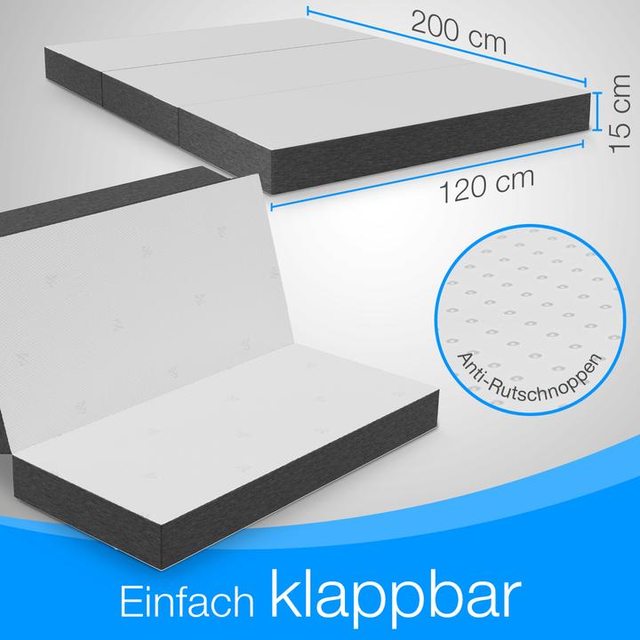 Actual product image Bestschlaf Visco guest mattress (120 x 200 cm, Foam core)