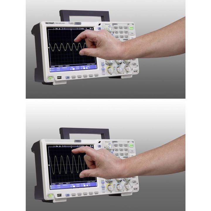 Actual product image Voltcraft Digital Oscilloscope DSO-6102WIFI 100 MHz (CAT II)