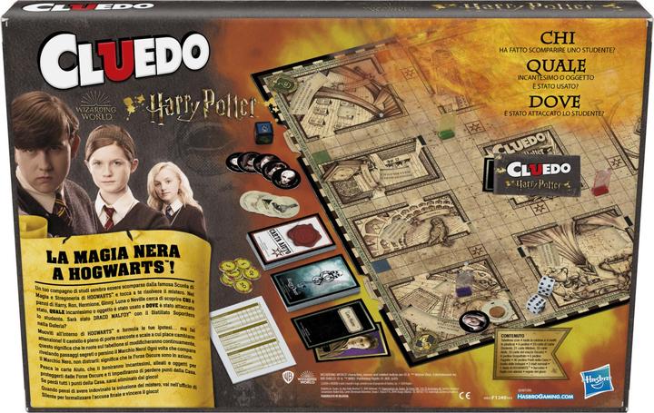 Actual product image Hasbro Gaming Cluedo: Wizarding World Harry Potter Edition Board Game (Italian)
