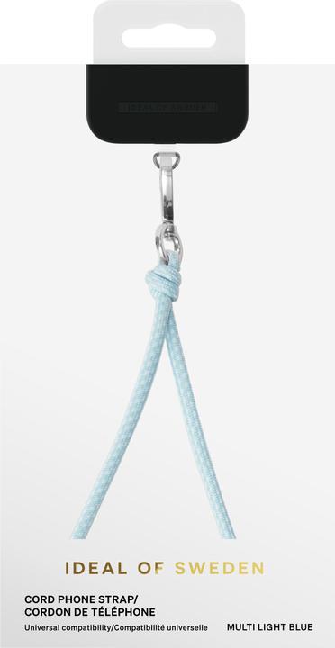 Produktbild iDeal Of Sweden für alle Cases mit Ladeanschluss mittig Cord Phone Strap Multi Light Blue