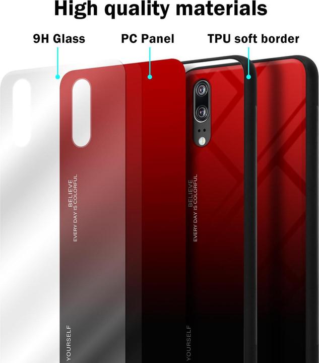 Productafbeelding Cadorabo TPU 2 kleuren glasdekking (Cubot P20)