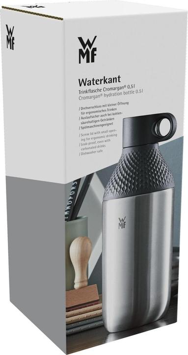 Image du produit WMF Bouteille à boire Cromargan BlackSilver (0.50 l)