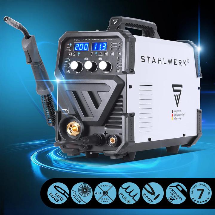 Actual product image Stahlwerk Welding device MIG MAG 200 Spot Puls Pro Combi device with spot function