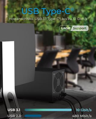 Actual product image Icy Box External housing Housing IB-3805-C31 5x3.5 (3.5")