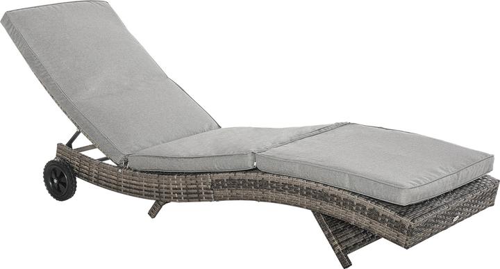 Produktbild Outsunny Gartenliege mit Rädern (207 cm)