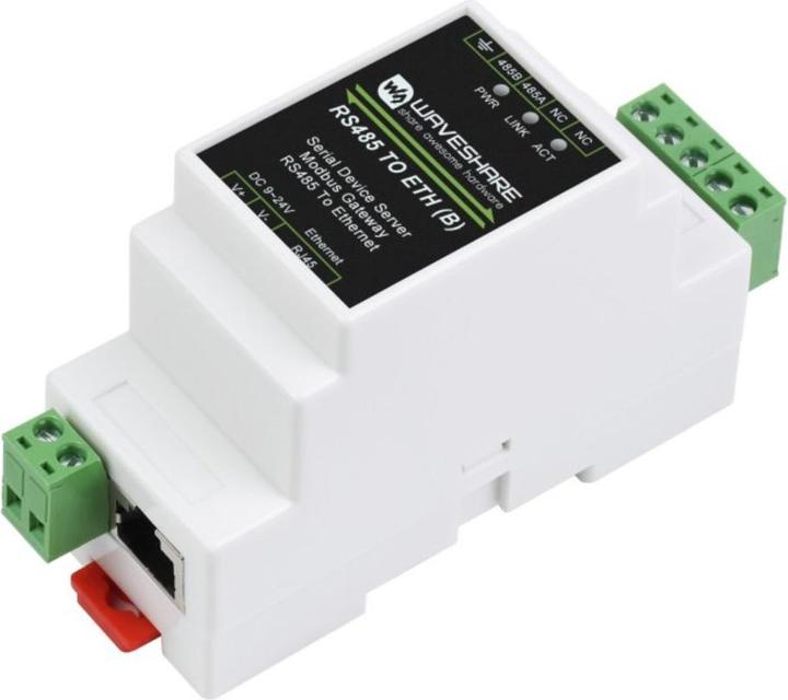 Actual product image WaveShare RS485 to Ethernet POE (B)