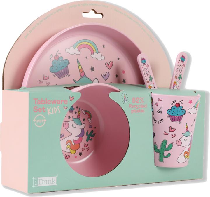 Produktbild iDrink Geschirrset Einhorn