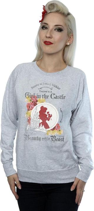 Actual product image Beauty And The Beast Womens/Ladies Girl In The Castle Sweatshirt (XXL)