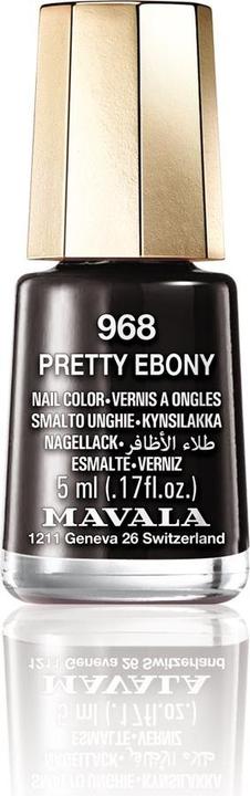 Actual product image Mavala Mini Colour's Nail Polish - Pretty Collection (Pretty Ebony, Colour paint)