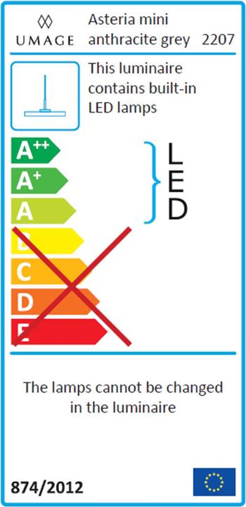 Energy Label Umage Asteria (3000 lm)
