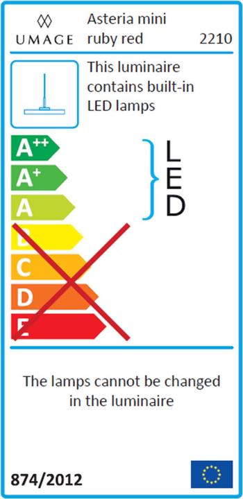 Energie-Label Umage Asteria (3000 lm)