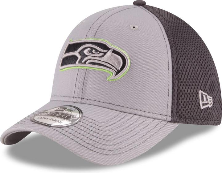 Produktbild New Era 39Thirty Stretch Mesh Cap - Seattle Seahawks - L/XL (L)