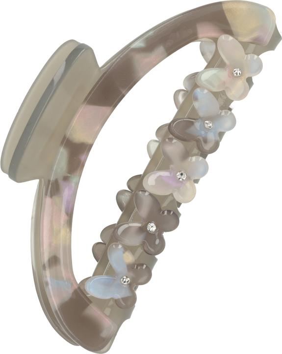Produktbild Trisa Fashion Haarklemme Strass Grau meliert