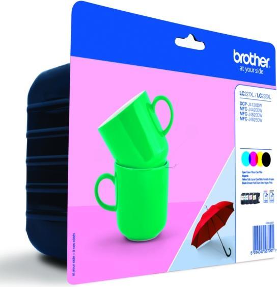 Image du produit Brother LC-227XLVALBP Value Pack (M, CF, Y, C)
