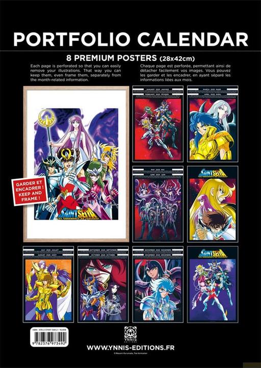Image du produit PIKA Saint Seiya : les chevaliers du zodiaque : calendrier portfolio 2025 (Français)