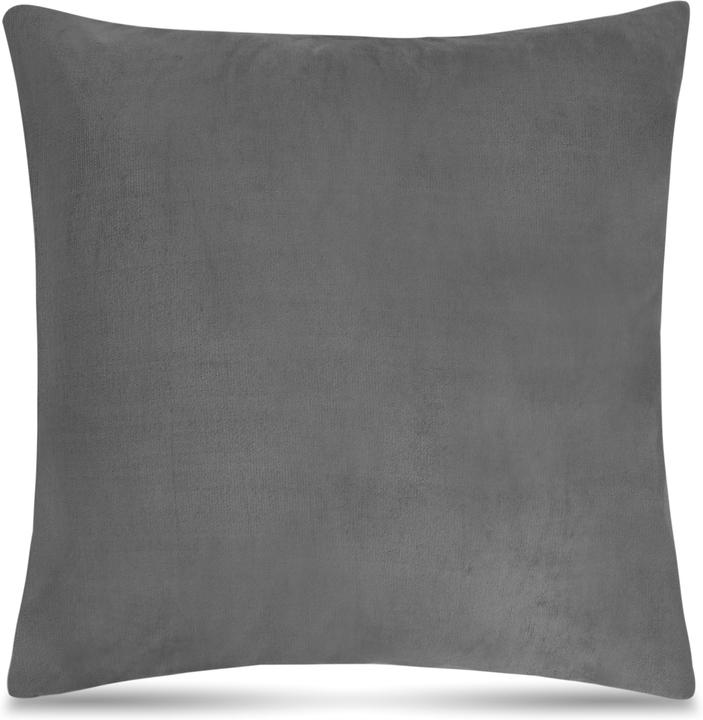 Actual product image Aspero 2 cushion covers "Vora" anthracite (60 x 60 cm)