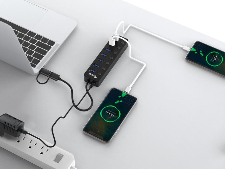 Produktbild equip 128965 (USB-A, USB-C, 7 Ports)