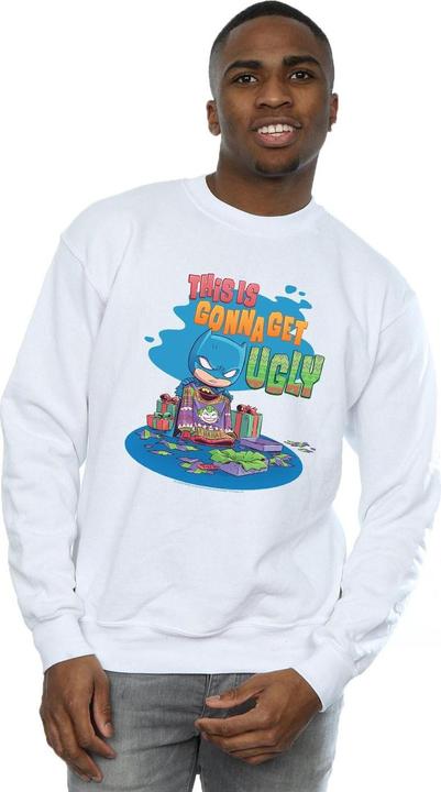 Produktbild Super Friends Batman Joker Christmas Jumper Sweatshirt (S)