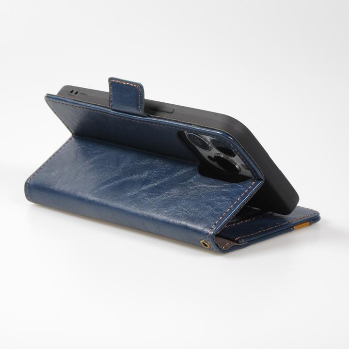 Actual product image PhoneLook Leather Case Flip Wallet with Accent Stripe & Card Holder (Apple iPhone 16e)