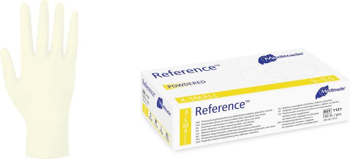 Meditrade Reference™ Latex Untersuchungshandschuhe Gr. S (S)