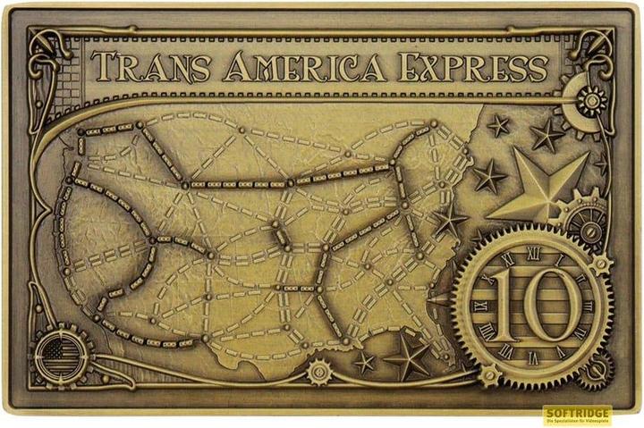 Actual product image Fanattik Ticket to Ride Ingot Trans America Express Limited Edition