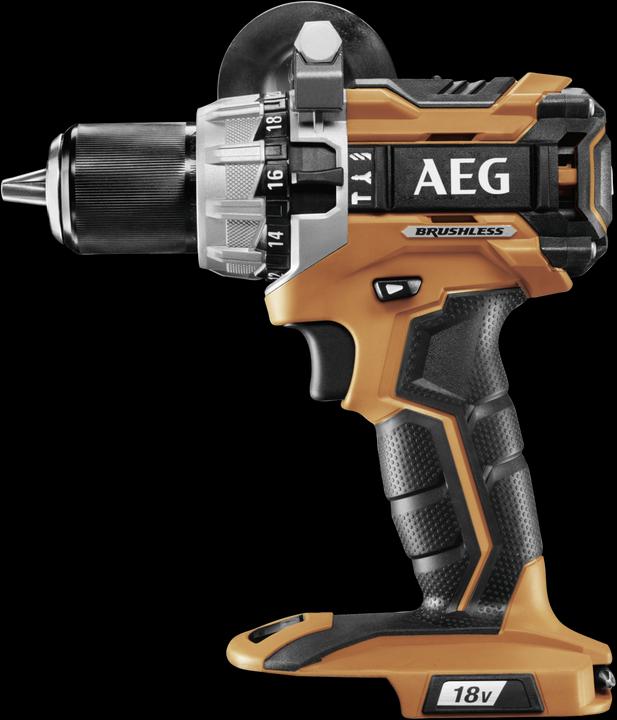 Actual product image AEG BSB18C2BL-0 Brushless cordless impact drill driver (Rechargeable battery operated)