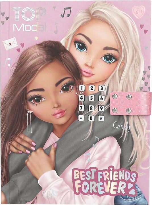 Image du produit Top Model Topmodel - Diary With Code And Sound MY BFF (413723) (À rayures, Non contraignant)