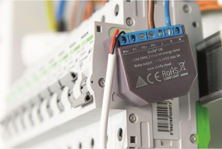 Image du produit Shelly Compteur d'énergie WiFi EM (Actionneur de chauffage)