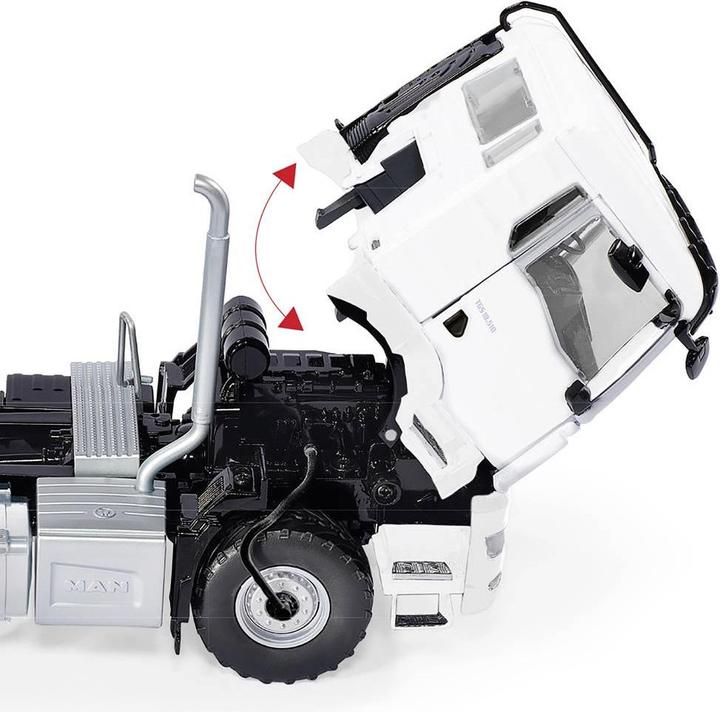 Image du produit Wiking 0776 52 Voie 1 MAN TGS Tracteur 2 essieux diesel agricole blanc