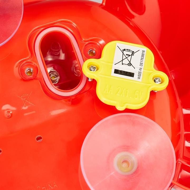 Image du produit Relaxdays Jouet de crabe pour le bain, rouge