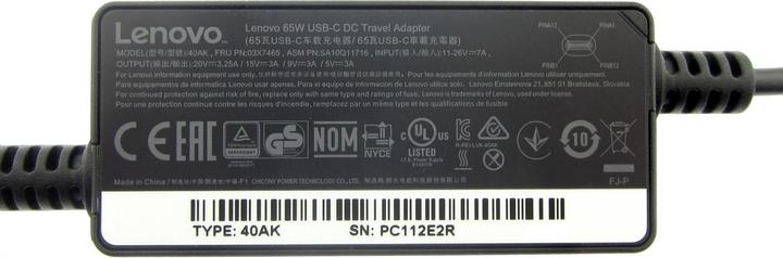 Produktbild Lenovo USB-C DC Travel Adapter (65 W)