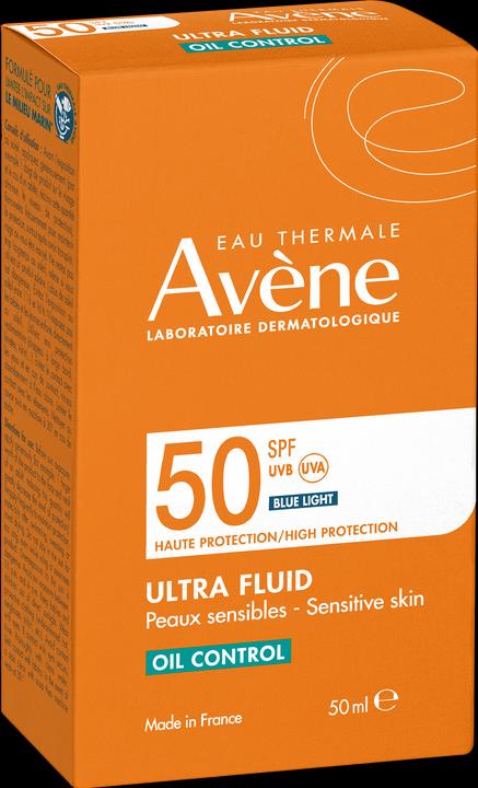 Actual product image Avène Ultra-Fluid Oil Control (Sun cream face, SPF 50, 50 ml, 0.05 g)