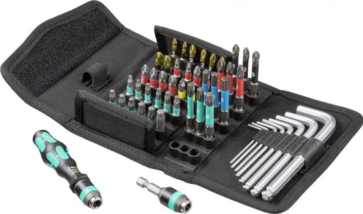 Produktbild Wera Kraftform Kompakt 100 (Innensechsrund TX M10, Innensechsrund TX M15, Innensechsrund TX M40, Innensechsrund TX M20, Innensechsrund TX M30, Kreuz Phillips PH M1, Kreuz Phillips PH M2, Innensechsrund TX M25, Kreuz Pozidriv PZ M1, Kreuz Pozidriv PZ M2, Kreuz Phillips PH M3, Kreuz Pozidriv PZ M3)