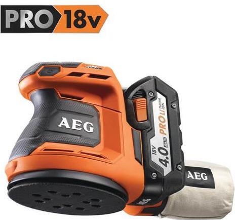 AEG BEX18-125 - 0, Orbital sander, 7000 RPM, 11000 RPM, 14000 OPM, 22000 OPM, Rechargeable battery - (Eccentric grinder, 0 W)