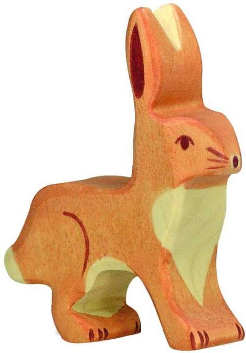 Produktbild Holztiger Hase, Ohren hoch