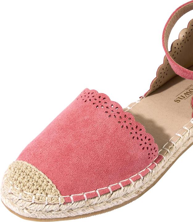 Actual product image Joe Browns Scalloped Edge Microsuede Espadrille Sandals (39)