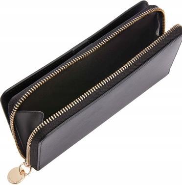 Actual product image Tommy Hilfiger TH Chic Large Zip Around Wallet Black