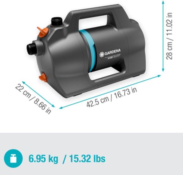 Produktbild Gardena 4100 Silent Gartenpumpen-Set (Gartenpumpe)