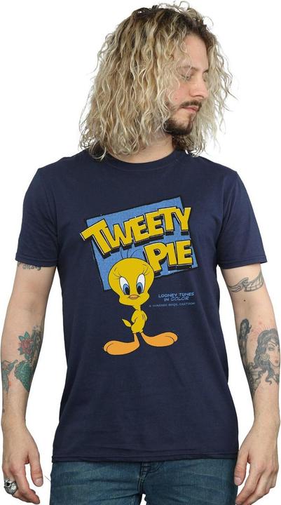 Actual product image Looney Tunes Mens Classic Tweety Cotton T-Shirt (M)