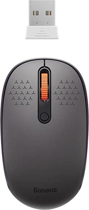 Produktbild Baseus Kabellose Maus F01B Tri-Mode 2,4 G BT 5,0 1600 DPI (frostiges Grau) (Kabellos)