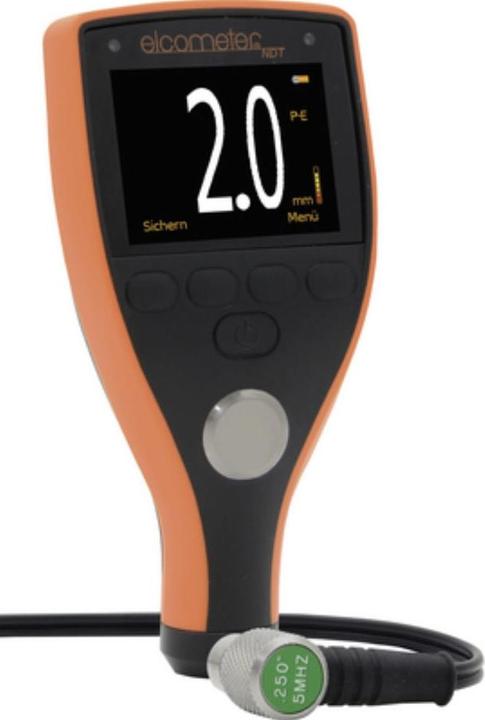 Actual product image Elcometer Ultrasonic wall thickness gauge MTG 2. incl. probe 5 MHz