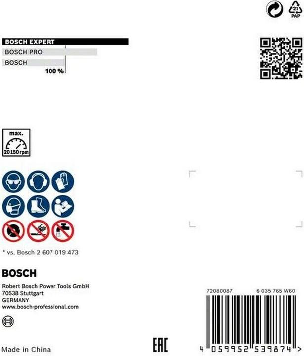 Produktbild Bosch Professional Zubehör EXPERT HardCeramic 76 mm Diamanttrennscheiben 76 x 1,5 x 10 mm