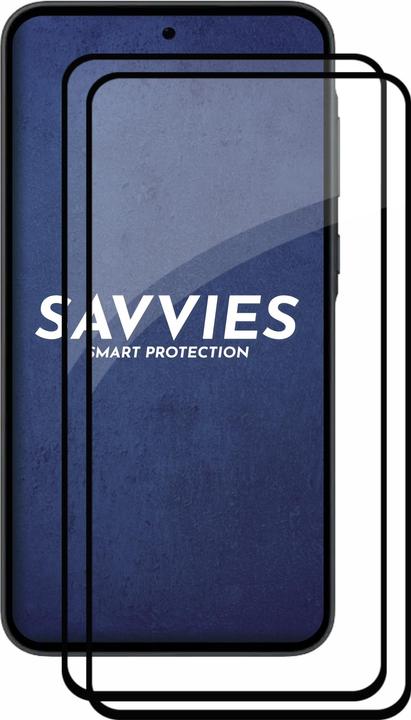 Actual product image Savvies Full-screen armoured glass screen protector (2 Piece, Samsung Galaxy A35)