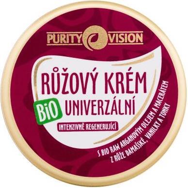 Purity Vision - Crème rose bio universelle (70 ml, Crème de jour)