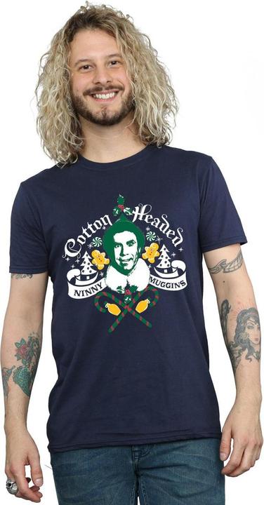Immagine prodotto Elf Cotton Headed Ninny Muggins Maglietta Uomo (L)