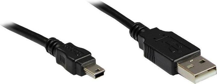 Actual product image Good Connections Alcasa USB 2.0 A/USB mini 0.15 m (0.15 m, USB 2.0)