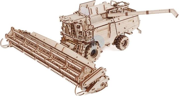 Actual product image Eco Wood Art Harvesting combine harvester