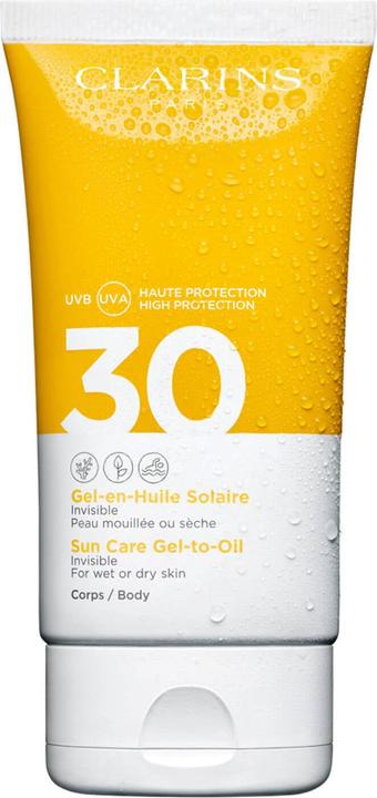 Image du produit Clarins Soleil - Gel-en-Huile Solaire Corps SPF30 (Crème solaire, SPF 30, 150 ml, 197 g)