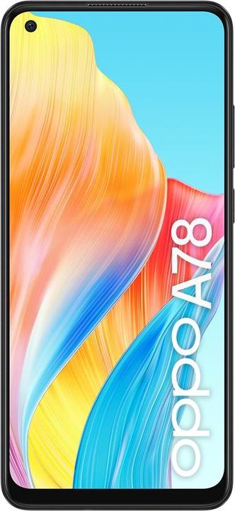 Productafbeelding OPPO A78 4+128GB DS 5G GLOEIEND ZWART OEM (128 GB, Gloeiend zwart, 6.56", Dubbele SIM, 50 Mpx, 5G)