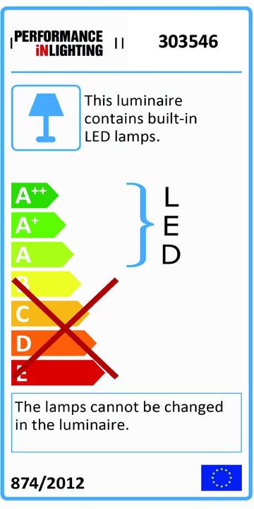 Energy Label Spittler PRISMA LED wall lamp, aluminium, anthracite, 10 x 10 x 10 cm (827 lm)
